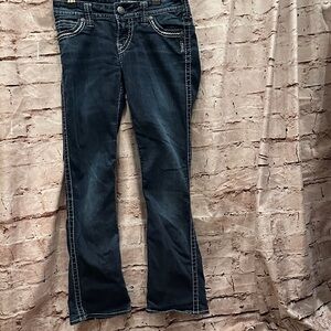 Silver Jeans Women's Boot Cut in Deep Indigo